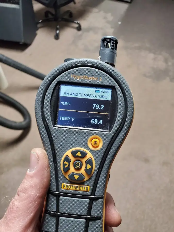 Moisture meter humidity assessment for Fire & Smoke Damage Restoration in Whispering Pines