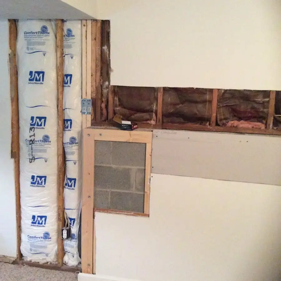 Wall insulation replacement during Contents Cleaning & Restoration in Whispering Pines